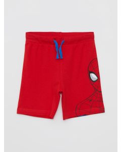 Spiderman Printed Boy Shorts With Waist Elastic