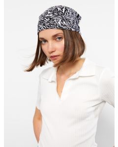 Zebra Patterned Women's Bandana