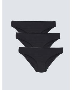 Plain Bikini Briefs 3 Pack