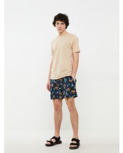 Short Pattern Men's Swimwear