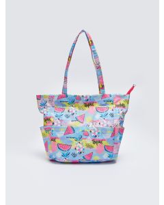 Printed Women's Beach Bag