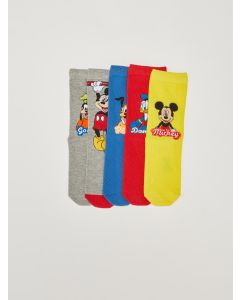 Disney Printed Boys Socks 5 Pack