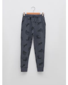 Elastic Waist Printed Boy Jogger Sweatpants