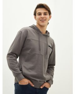 Hooded Long Sleeve Thick Men's Hoodie