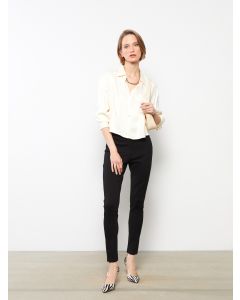 Elastic Waist Regular Women's Trousers