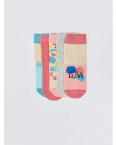 Patterned Baby Girl Socket Socks 5-Pack