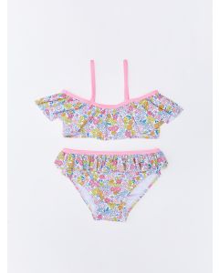 Flexible Fabric Baby Girl Bikini Set