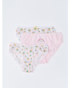 Printed Cotton Girl Panties 3-Pack