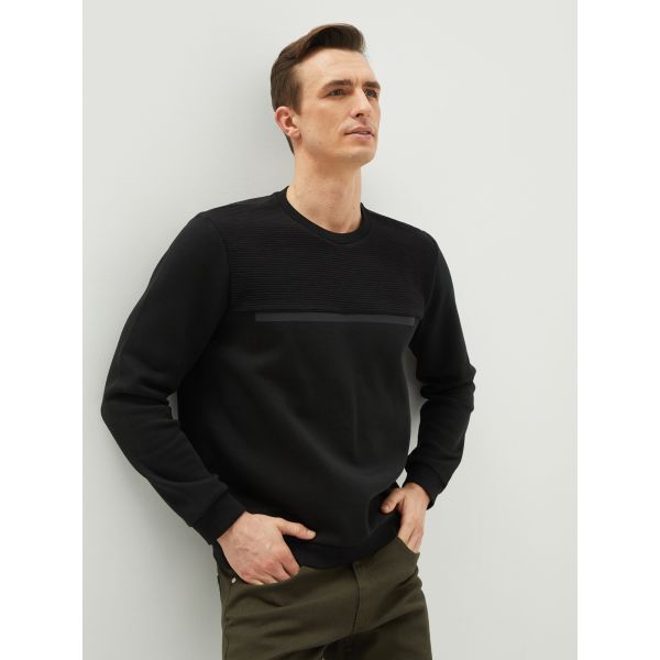 Crew Neck Long Sleeve Men's Sweatshirt