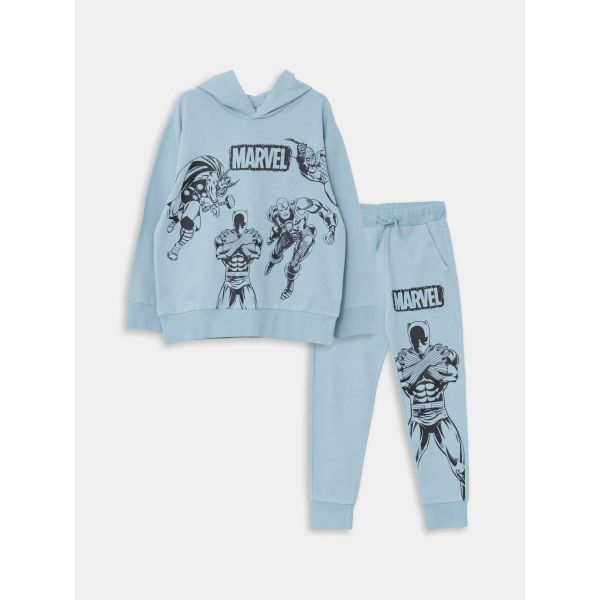 Hoodie Marvel Printed Long Sleeve Boys Sweatshirts & Sweatpants