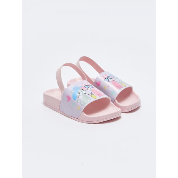 شبشب بطبعة للبنات الصغار