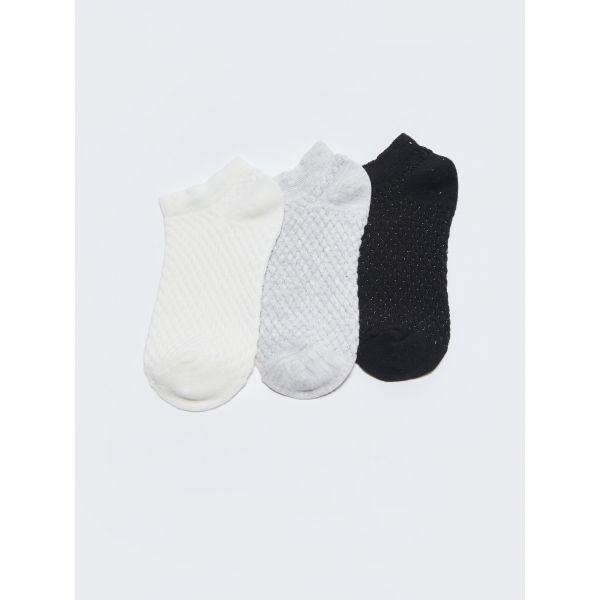 Patterned Women's Booties Socks 3-Pack