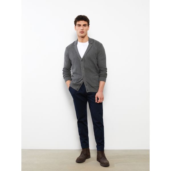 V-Neck Men's Knitwear Cardigan