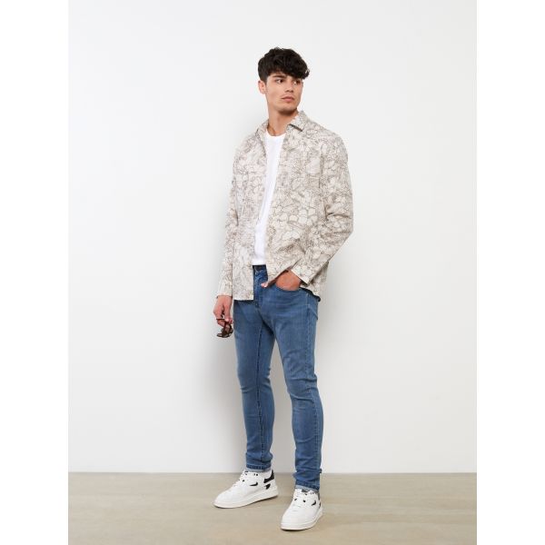 بنطال جينز رجالي 770 بقصة ضيقة للغاية