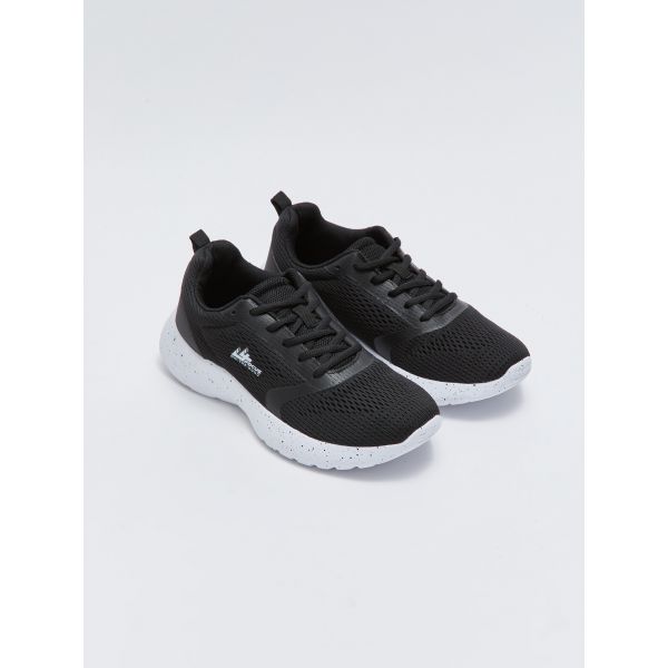 Mesh Detailed Lace-Up Men's Active Sports Shoes