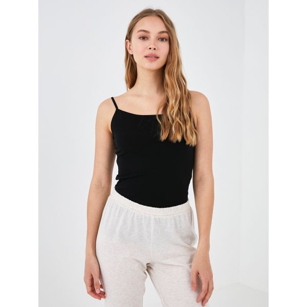 Plain Cotton Female Athlete With U Neck Straps
