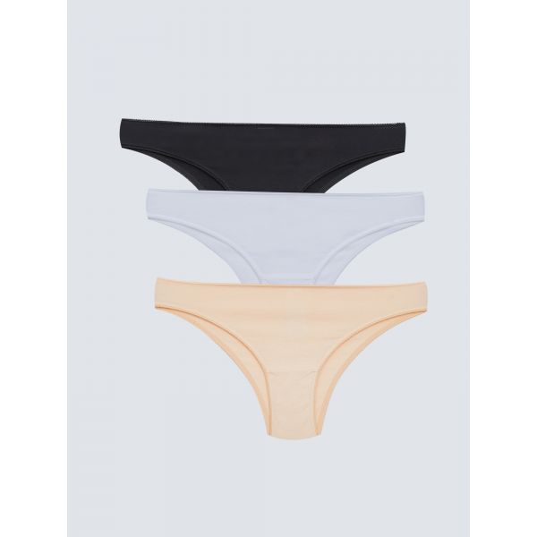 Straight Brazilian Panties 3-Pack