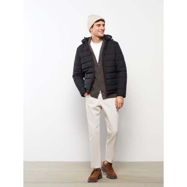 Standard Fit Hooded Men's Puffer