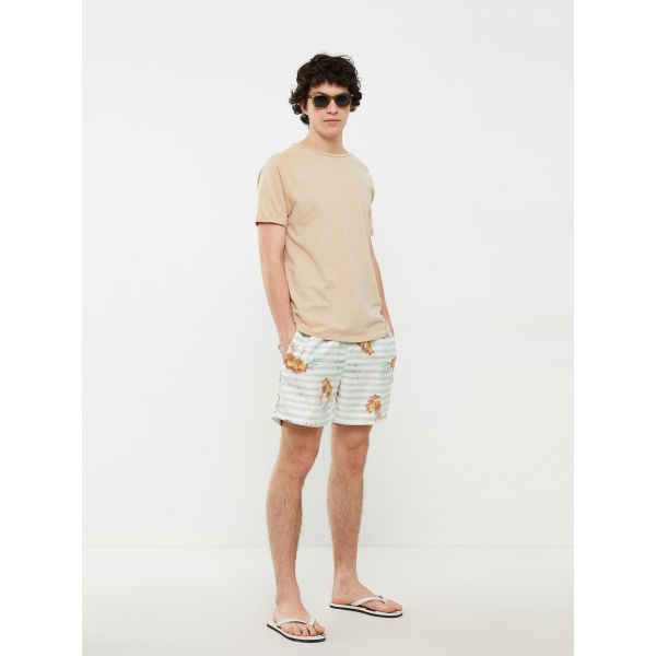 Short Pattern Men's Swimwear