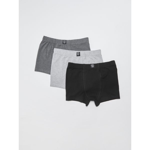 Basic Cotton Boy Boxer 3-Pack