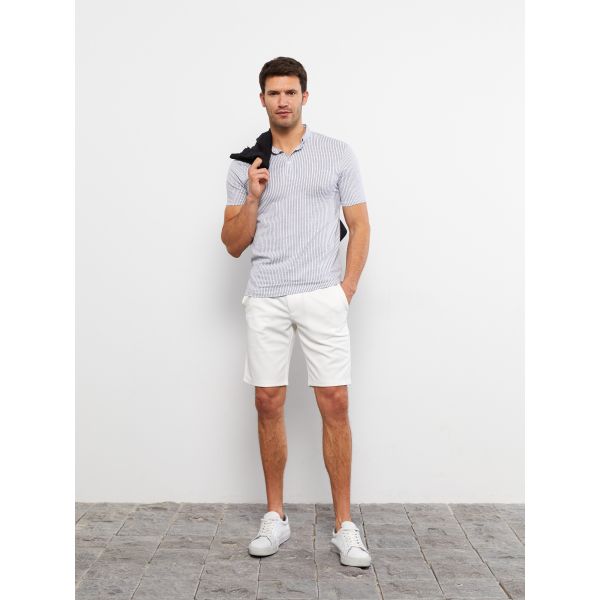 Polo Neck Short Sleeve Men's T-Shirt