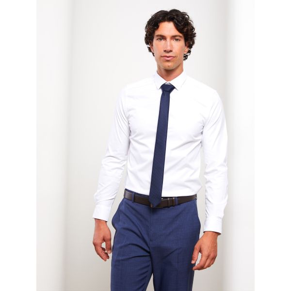 Extra Slim Fit Long Sleeve Poplin Shirt