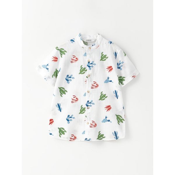 قميص ولادي بأكمام قصيرة وياخة القاضي