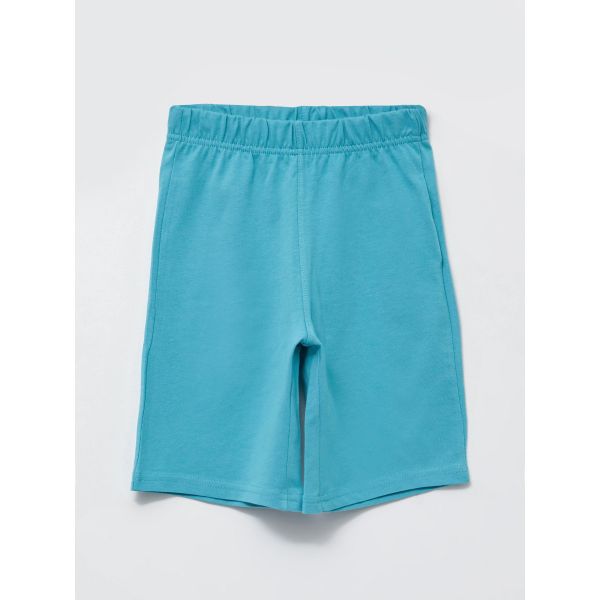 Basic Elastic Waist Boy Shorts